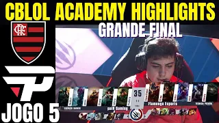 FINAL PAIN x FLA HIGHLIGHTS JOGO 5 CBLOL Academy 2022 Final paiN Academy x Flamengo Academy