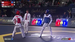 505 M-58kg R-64 NAGAEV D. ISR 🔵 vs 🔴 MARTINEZ A. F. PUR I Guadalajara 2022 WT Championships