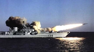 Неудачный запуск ракет с Российского корабля по Украине