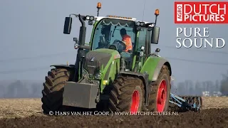 Ploegen met Fendt 724 Vario en Lemken, Landbouwbedrijf Jan Bakker - Ploughing - Pflügen