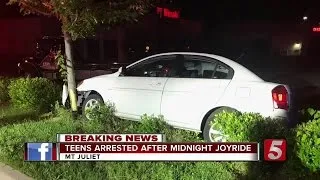 4 Teens Arrested After Leading Police On Chase During Joyride