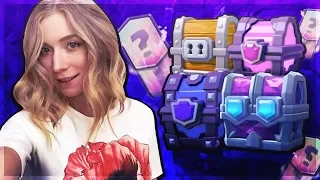 Draft Chest Opening// Super Magical Chest Opening// Getting a Legendary// Clash Royale