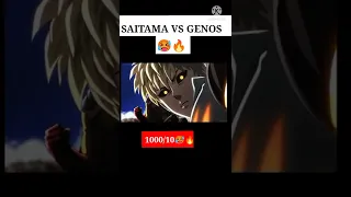 ONE PUNCH MAN 🔥🥵 VS GENOS🥵#short#onepunchman#genos#saitama#short#