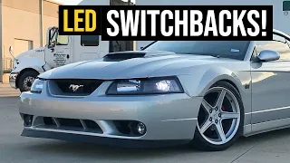 How to install LED Switchbacks on 99-04 (New Edge) Mustang