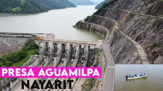 Presa de Aguamilpa (La mas grande de Latinoamérica) y Potrero de la Palmita 😎🚤🛖🌅