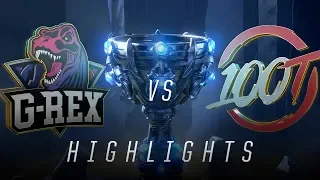 GRX vs. 100 - Worlds Group Stage Day 8 Match Highlights (2018)