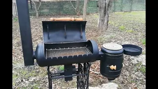 Мангал из газового баллона. ДЕТАЛИ. КОПТИЛЬНЯ 10в1. КАЗАН. BBQ. мангал из баллона. гриль. мангал.