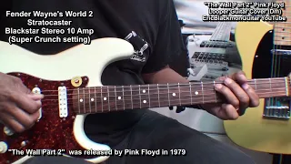 THE WALL Part 2 PINK FLOYD Looper Guitar Cover 1 - @EricBlackmonGuitar Strat Solo