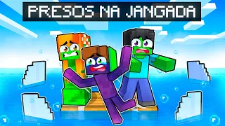 PRESOS em uma JANGADA como MOBS no Minecraft!