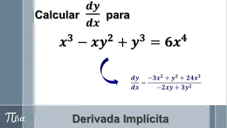 Derivada implícita (ejemplo 2/5)