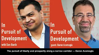 The pursuit of liberty and prosperity along a narrow corridor — Daron Acemoglu