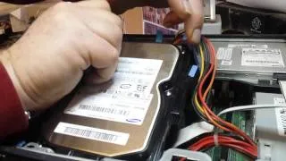 Dell Optiplex GX520 power supply removal.
