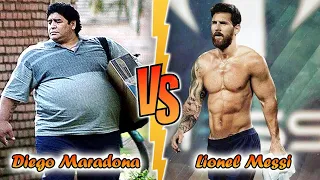 Diego Maradona VS Lionel Messi Transformation ⭐ World Cup 2022 | Legends Of Argentina Football