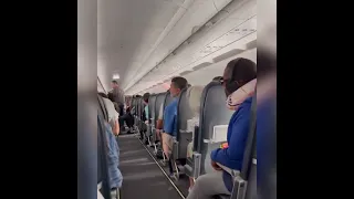 Spirit Airline Catches Fire !