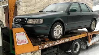 Реанимация Audi 100 2.5 TDI AAT. Обследование, анализы ))) 1 серия.