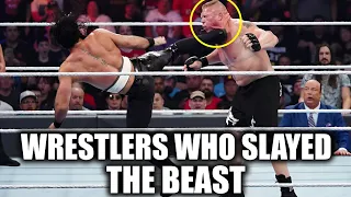 7 Wrestlers Who Shockingly Beat Brock Lesnar Clean since his Return