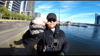 Docklands land based fishing TIPS and water drone ACTION