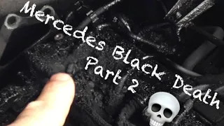 Mercedes Sprinter 311 CDI , injector removal & fixing the leak , Black Death update  (Part 2)