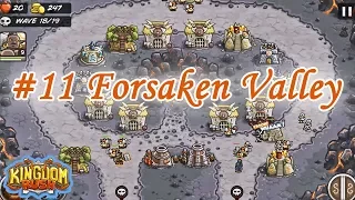 Kingdom Rush Level 11 - Forsaken Valley [Hard Difficulty - 3 stars]