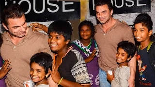 Salman Khan's Brother Sohail Khan HUGS Street And Slum Kids After A Party