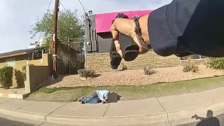 Bodycam Video Shows Phoenix Police Officers Shooting Stabbing Suspect