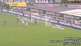 Serie A 2005-2006, day 09 Juventus - Sampdoria 2-0 (Trezeguet, Mutu)