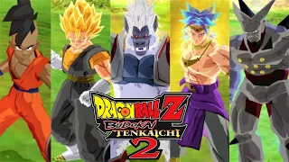 Dragon Ball Z Budokai Tenkaichi 2 - All Characters & Costumes (4K 60FPS)