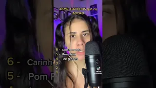 Asmr para você dormir rápido #asmr