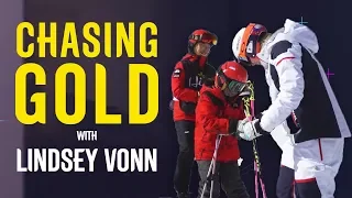 Lindsey Vonn Meets Young Star-Struck Fans at Training | Chasing Gold | Pyeongchang 2018 | Eurosport