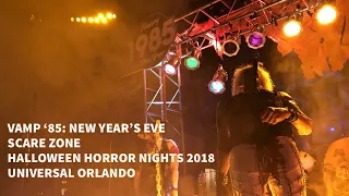 Vamp '85: New Year's Eve Scare Zone | Halloween Horror Nights 2018 | Universal Orlando