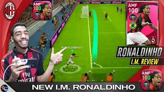 RONALDINHO 100 Rated iconic moment Review 🔥 the magician himself 🔥 pes 2021 mobile