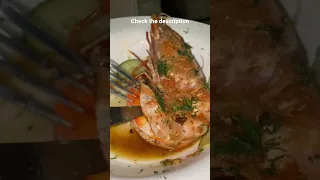 Tropical giant tiger prawns #short  #seafood #cooking