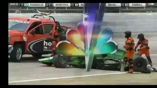 Josef Newgarden HUGE Crash Texas 2016 Indycar Firestone 600