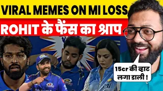 Best Viral memes SRHVsMI Mumbai Got Badly Beaten Sunrisers Hardik Pandya Failed Rohit Sharma Klaasen