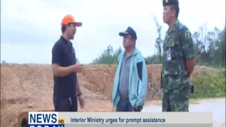 Interior Ministry urges for prompt assistance to southern flood victims