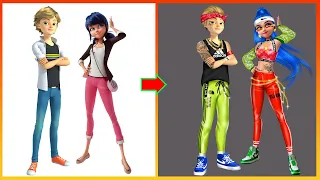 Miraculous Ladybug Catnoir Glow Up Sporty Style - Miraculous Transformation