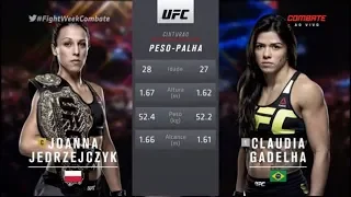 Joanna Jędrzejczyk vs Claudia Gadelha amazing fight