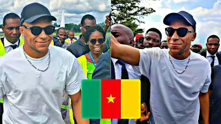 Kylian Mbappe Arriving in Cameroon 2023 | Welcomed by fans | His itenerary in Cameroon