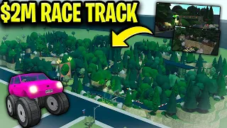 I built the BIGGEST RACETRACK in Bloxburg! (Roblox)