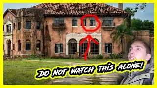 OVERNIGHT IN A HAUNTED SERIAL KILLERS MANSION! (CAUGHT THIS ON CAMERA)