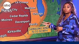 At least 5 states across Midwest face threats of strong tornadoes