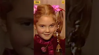 Young Drew Barrymore Receives Her First Award Ever! #shorts