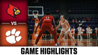 Louisville vs. Clemson Game Highlights | 2023-24 ACC Women’s Basketball