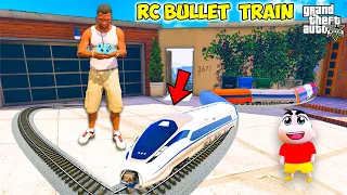 Franklin Trying To Make RC Mini Bullet Train In GTA 5 ! GTA 5 AVENGERS