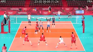 Volleyball France - Argentina Incredible Full Match