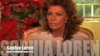 Sophia Loren interview with Jimmy Carter