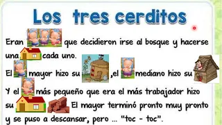 CUENTO  CON PICTOGRAMAS LOS 3 CERDITOS