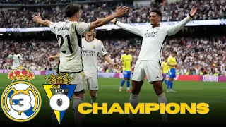 Le Real Madrid bat facilement Cadix et est officiellement champions de la Liga