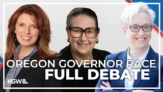 Candidates for Oregon governor meet for debate on KGW | Full debate