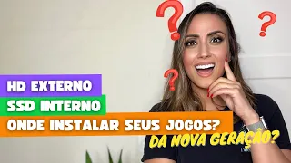 Onde INSTALAR seu JOGOS do XBOX SERIES S, X? HD EXTERNO ou SSD? Vídeo Game da Nova Geração